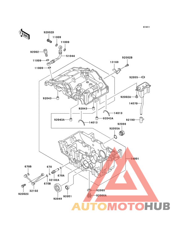 Картер двигателя
