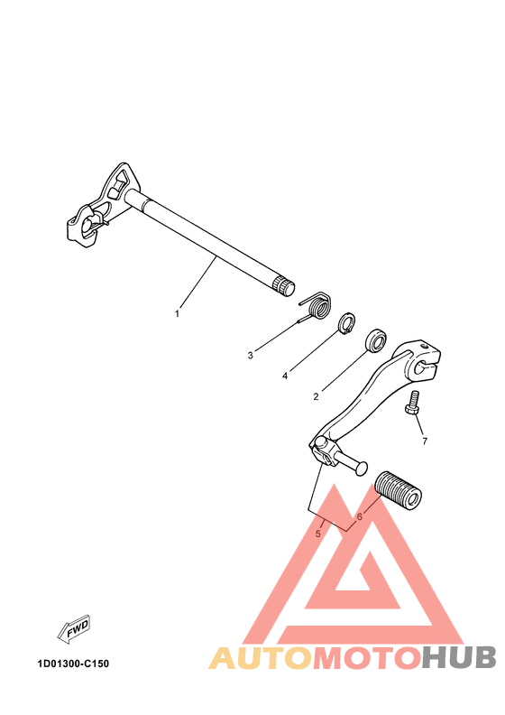 Axe de select & pedale