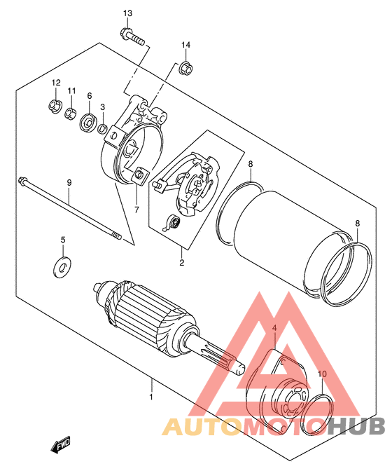 Стартерный мотор