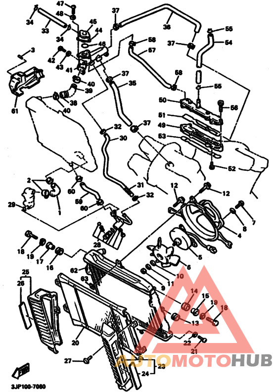 Радиатор и шланг