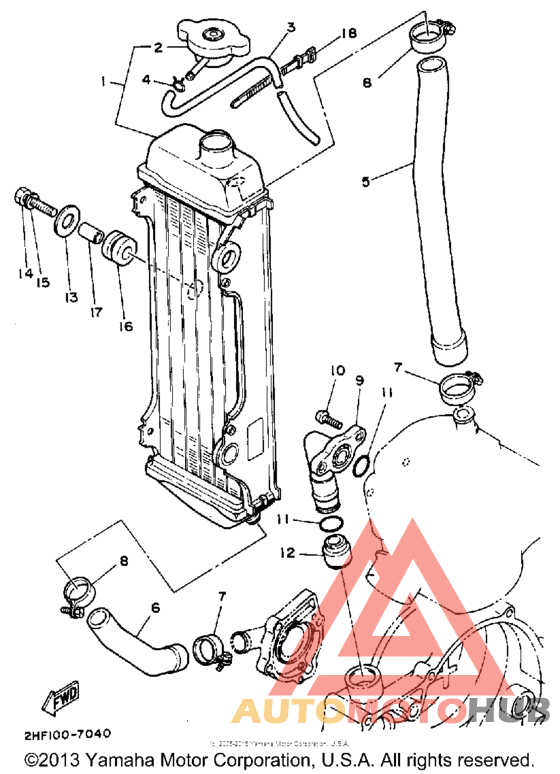 Radiator-hose