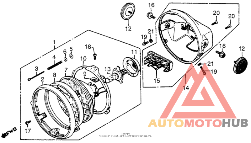 Headlight 81-82