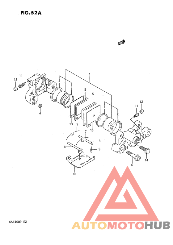 Задний суппорт