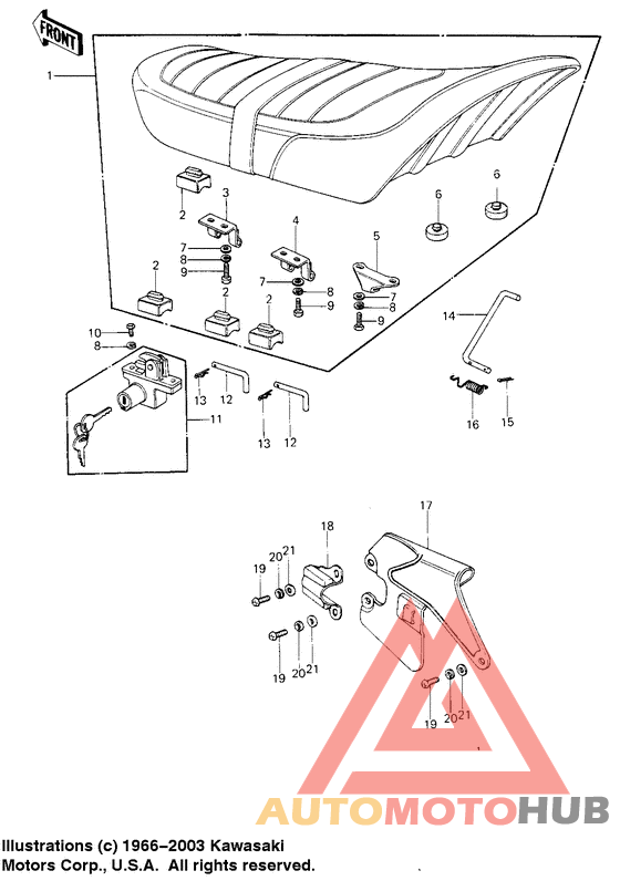 Seat/chain cover
