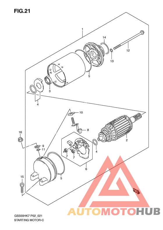 Стартерный мотор