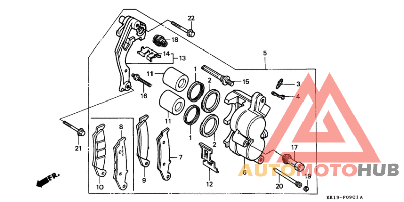 Передний суппорт