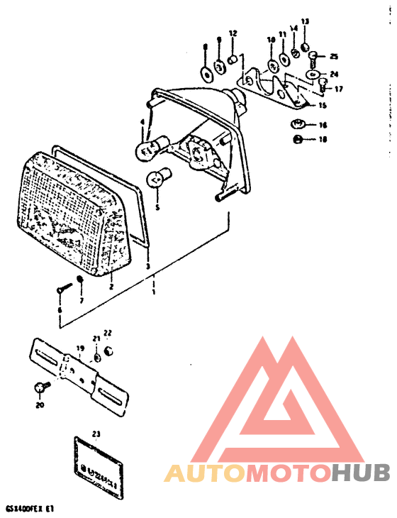 Rear combinatiom lamp