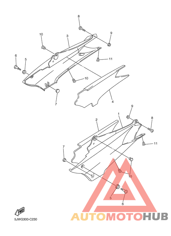 Боковые обтекатели