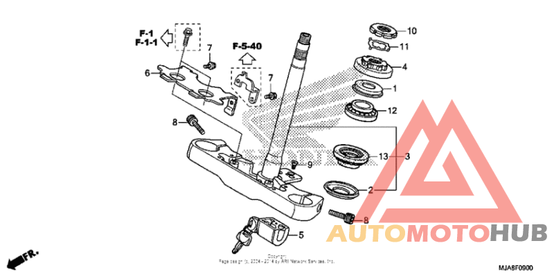 Steering stem (1)