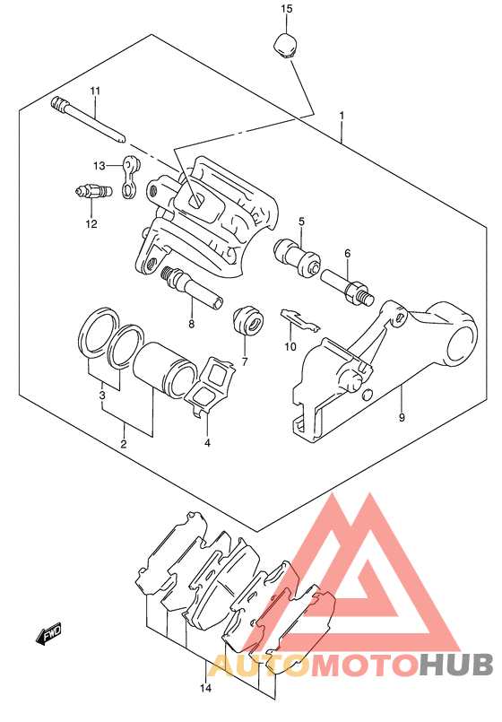 Задний суппорт
