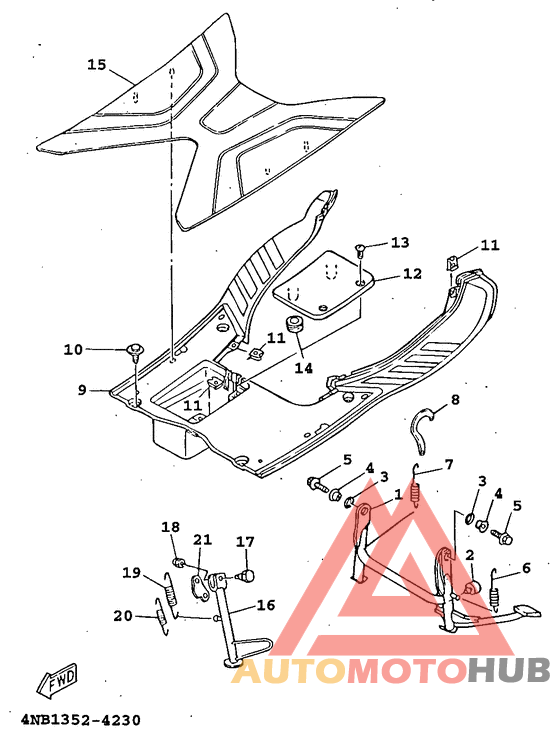 Stand. footrest