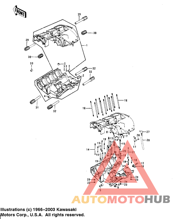 Картер двигателя