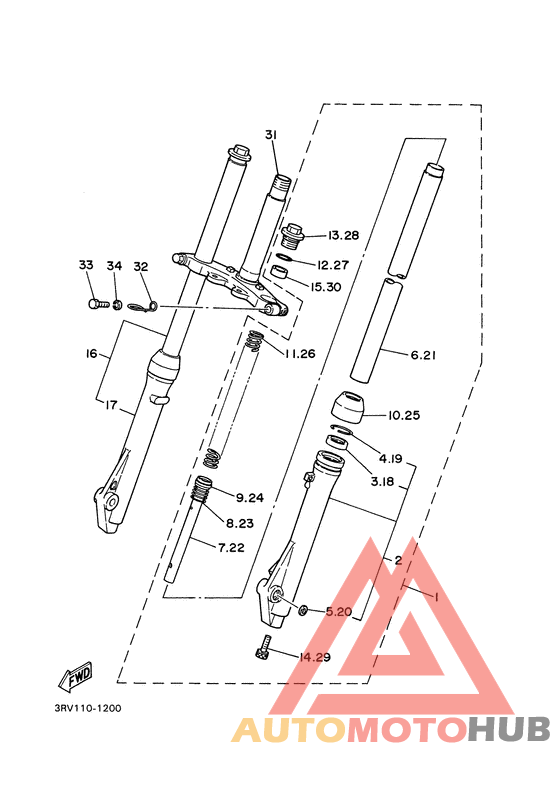 Передняя вилка