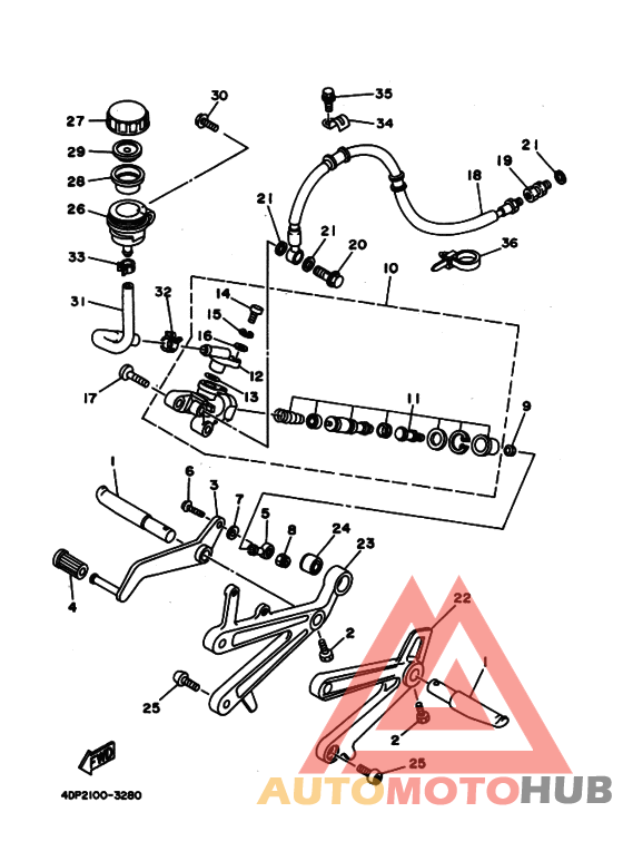 Support & repose pied