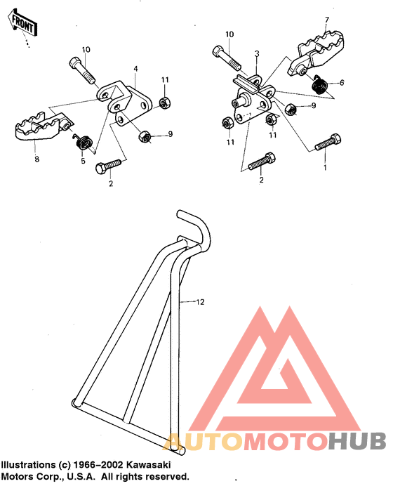 Footrests/stand