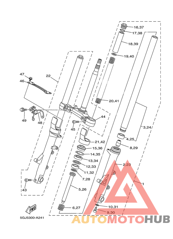 Передняя вилка