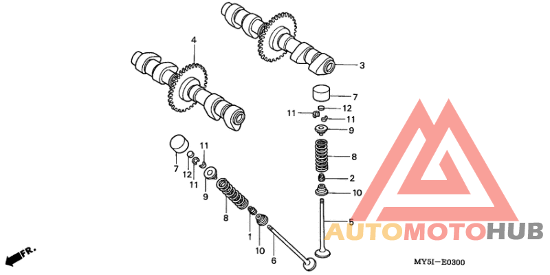 Распред вал/клапана