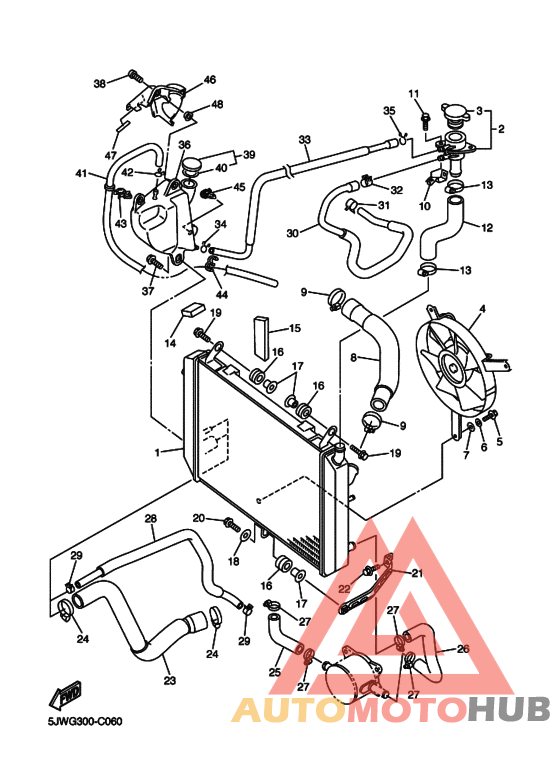 Радиатор и шланг