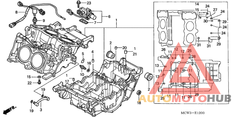 Картер двигателя