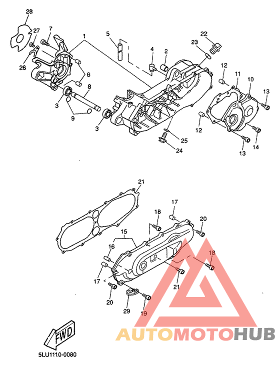 Картер двигателя