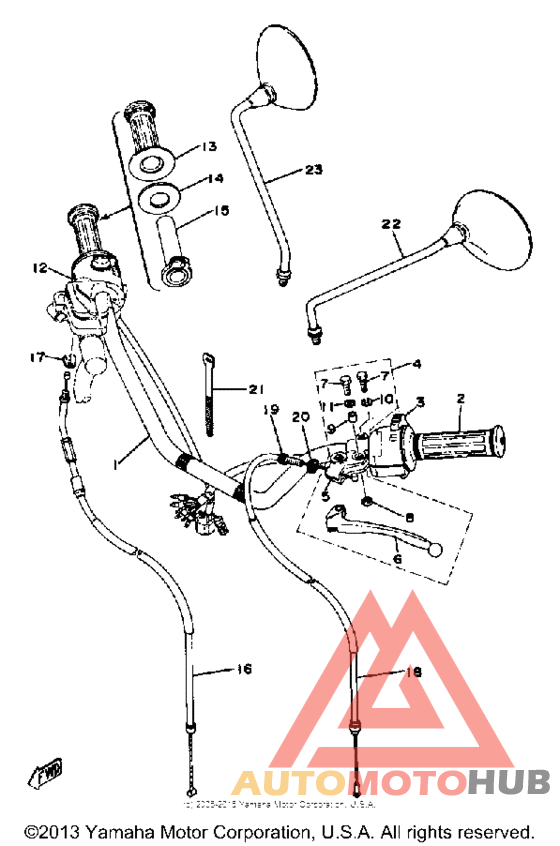 Handle wire