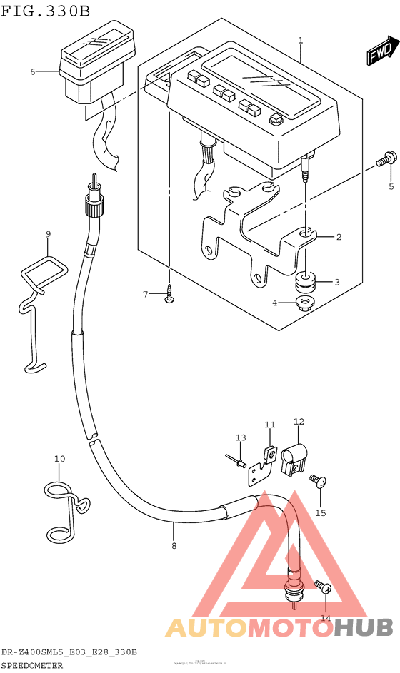 Speedometer (Dr-Z400Sml5 E28)