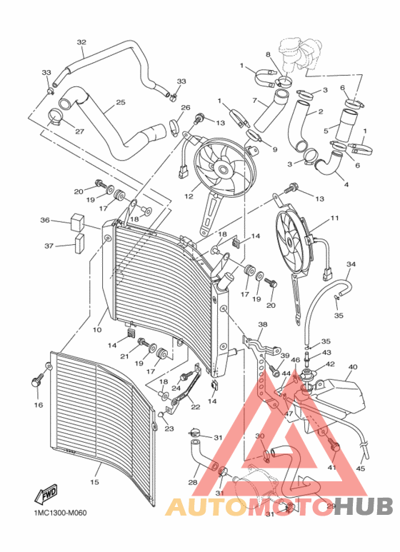 Радиатор и шланг