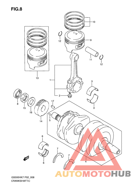Вал коленчатый