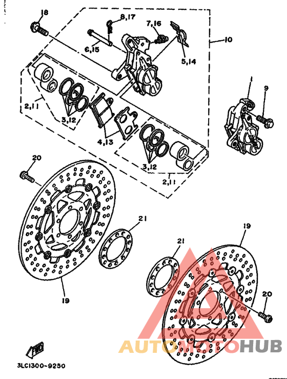 Передний суппорт