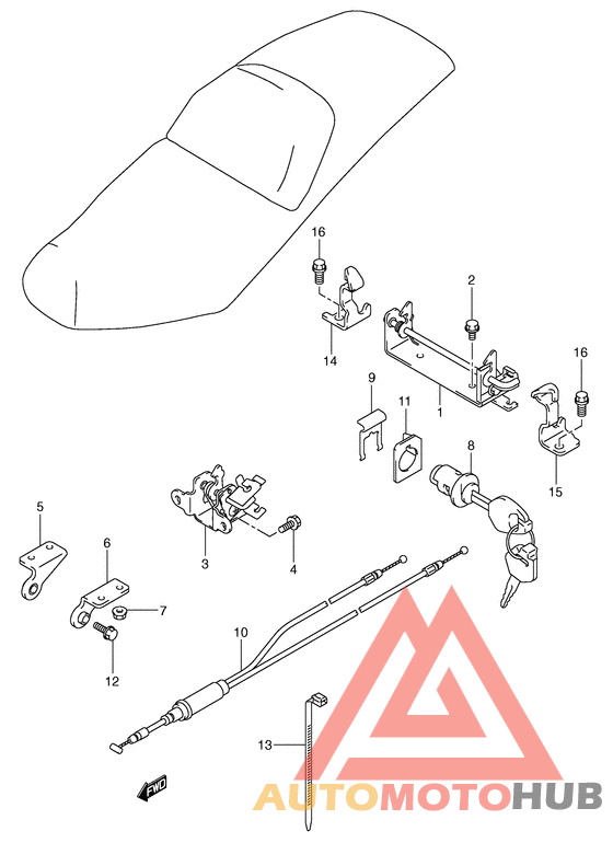 Seat support bracket