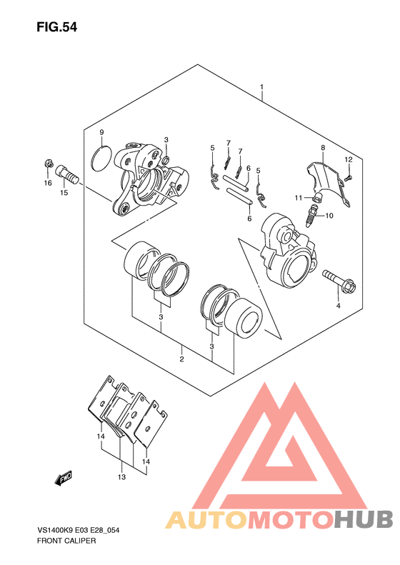 Передний суппорт
