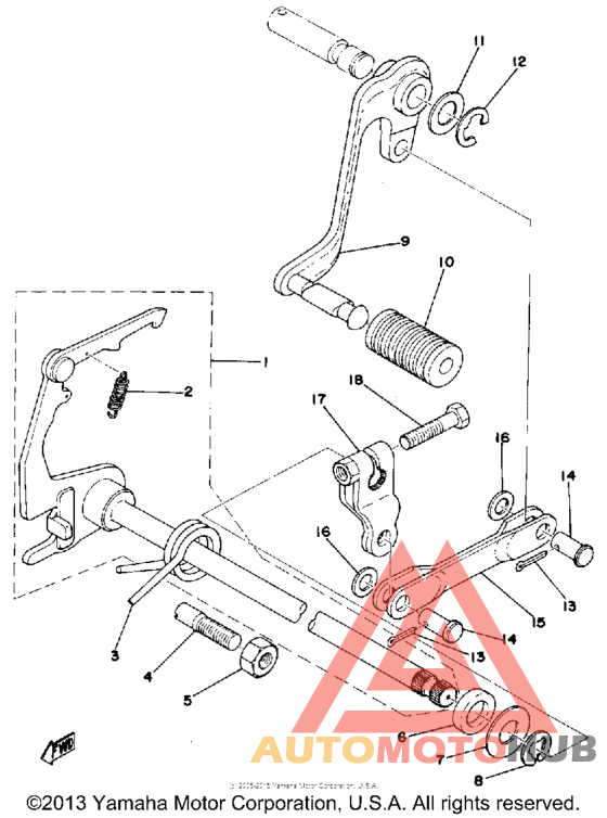Вал переключения