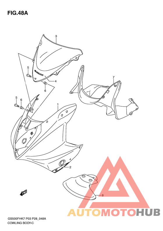 Cowling body