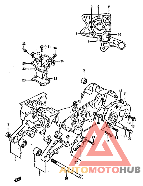 Картер двигателя