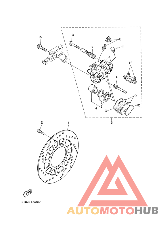 Задний суппорт