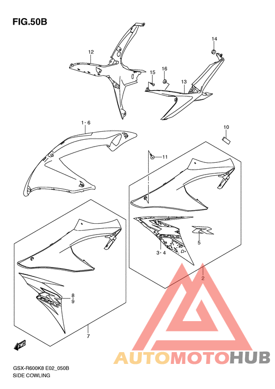 Side cowling