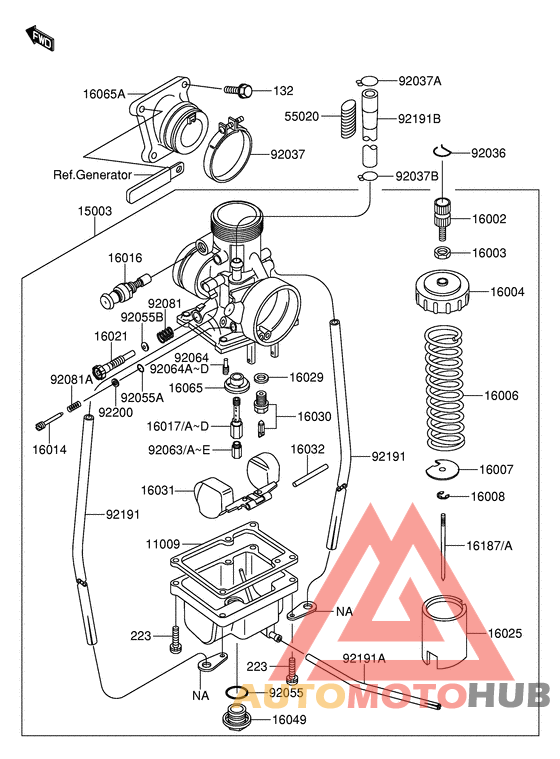 Carburetor assy