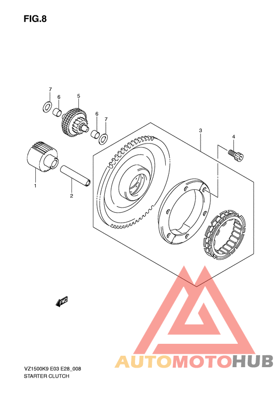 Муфта стартера