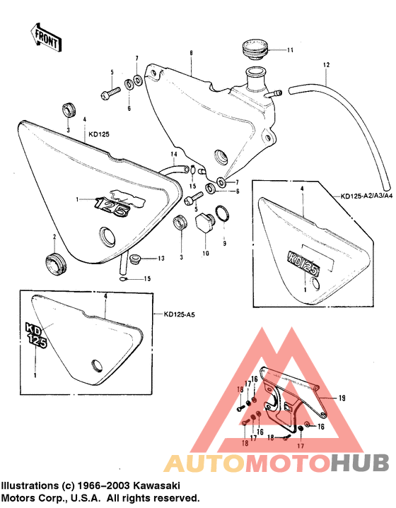 Side cover/oil tank/chain cover