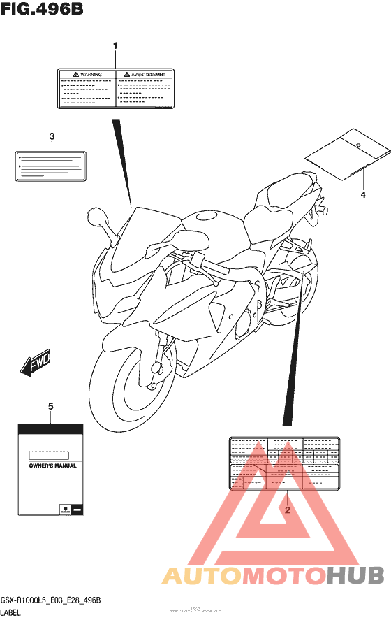 Label (Gsx-R1000L5 E28)