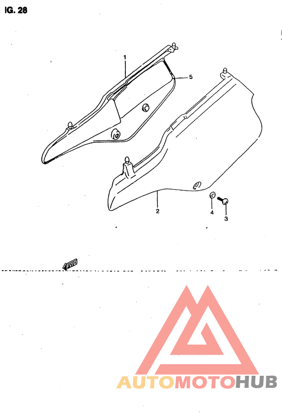 Обтекатель задний
