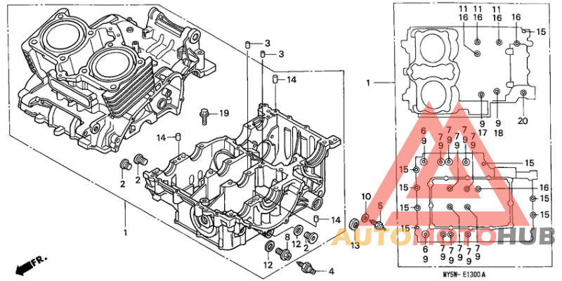 Картер двигателя