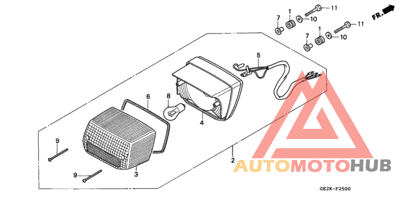 Taillight unit ass`y