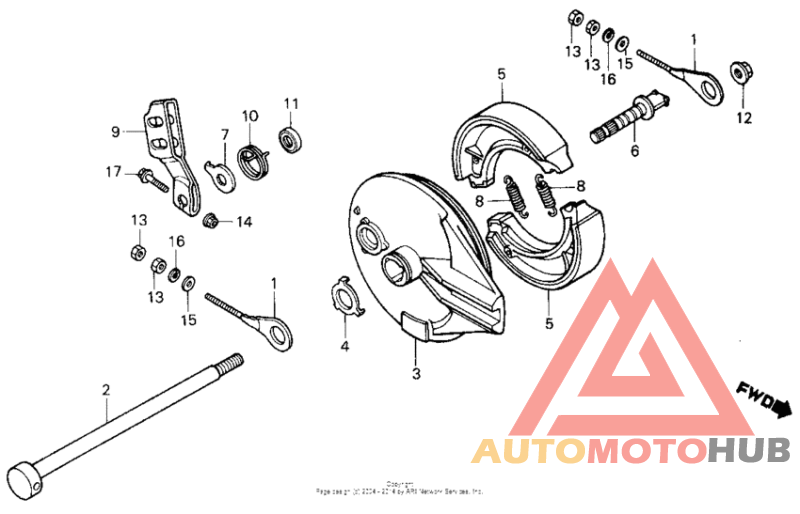 Задний тормоз