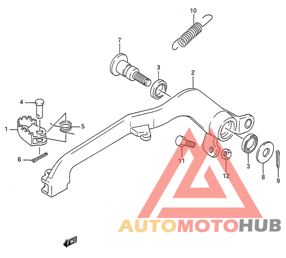 Передний суппорт