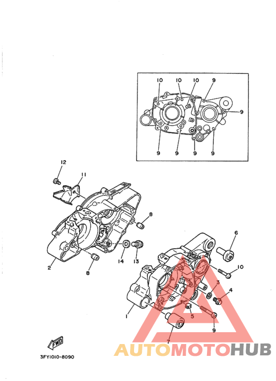 Картер двигателя