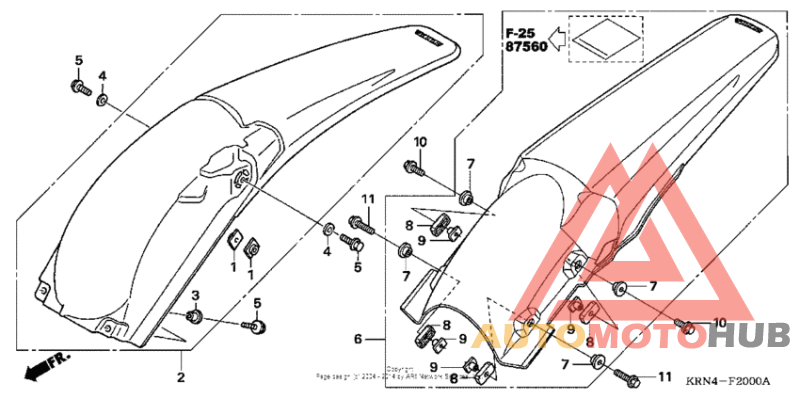 Задний бампер