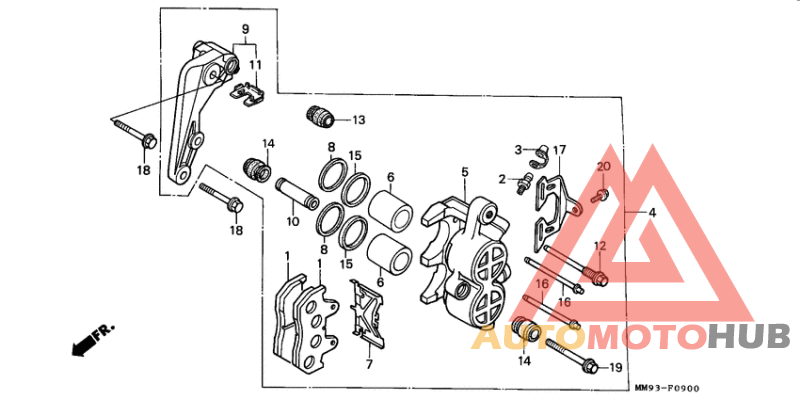 Передний суппорт