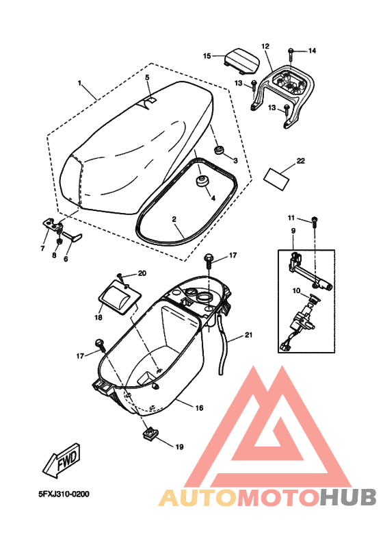 Сиденье и держатель