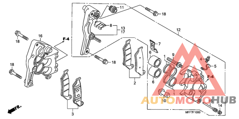 Передний суппорт